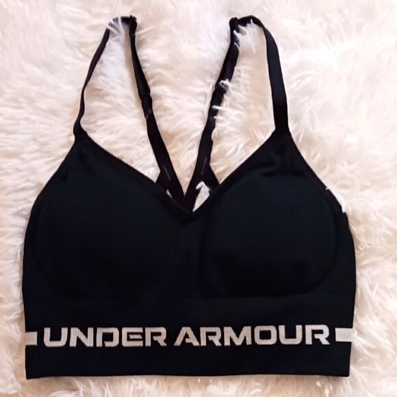 Under Armour Racerback Sports Bra with Removable Pads XSMALL NWOT - Picture 1 of 6